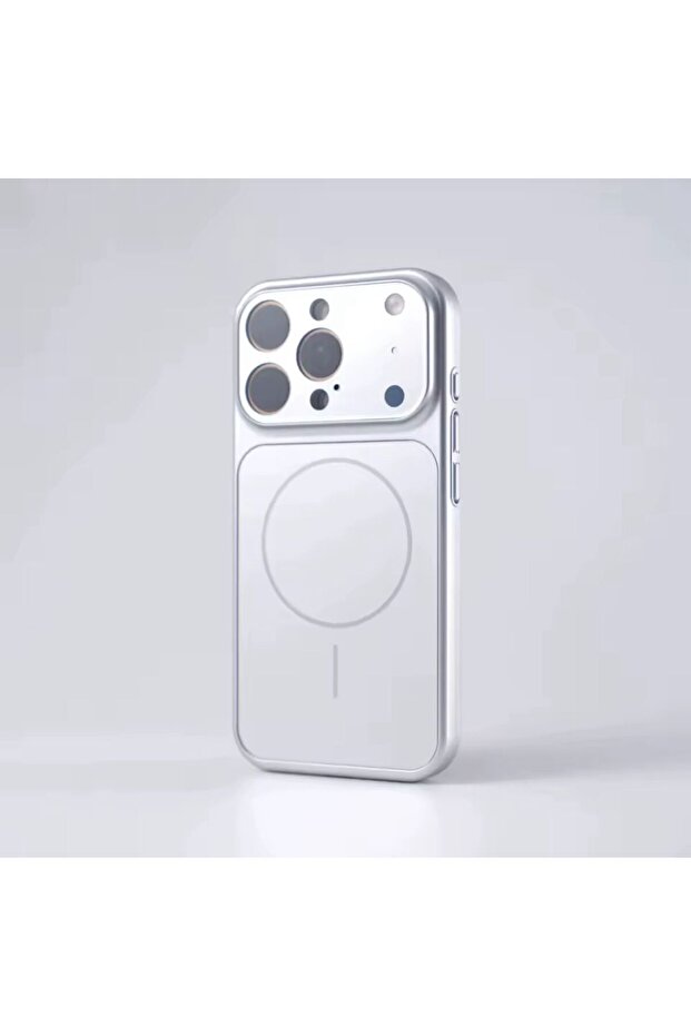 جراب متوافق مع هاتف Apple iPhone 15 Pro Max بتصميم 17 Pro Max مع Magsafe وحماية الكاميرا