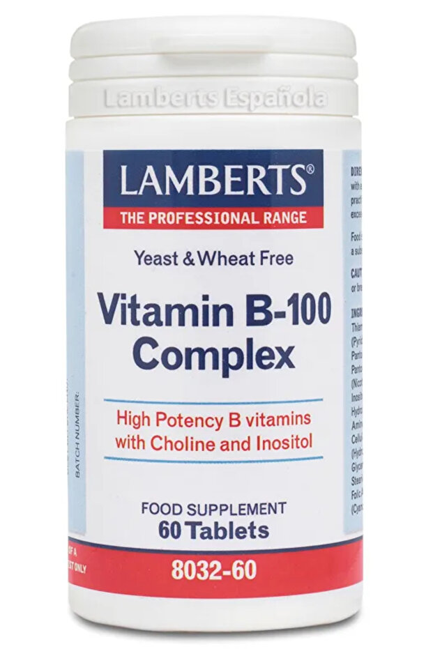 Complex de vitamina B-100 60 comprimate - 1