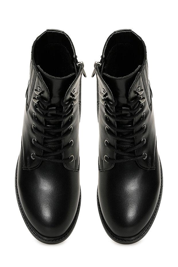 324075.Z 5PR Siyah Kadın Düz Bot - 4