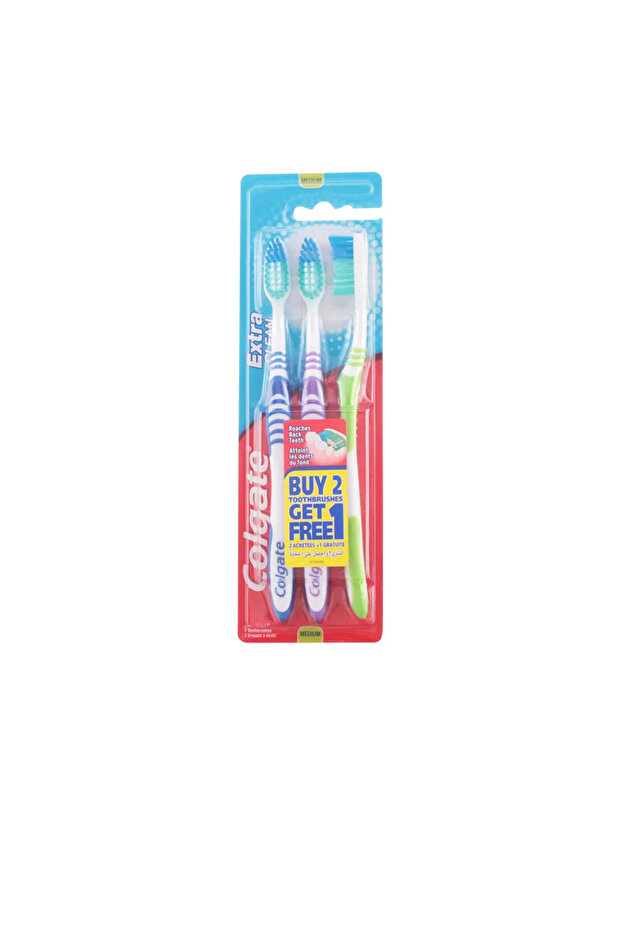 Extra Clean Medium Toothbrush 3 Units - 1