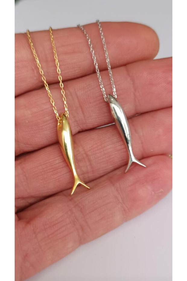 Balık Kolye 925 Ayar - 2