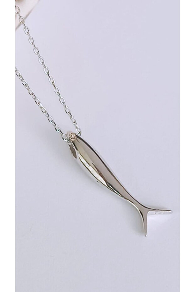 Balık Kolye 925 Ayar - 3