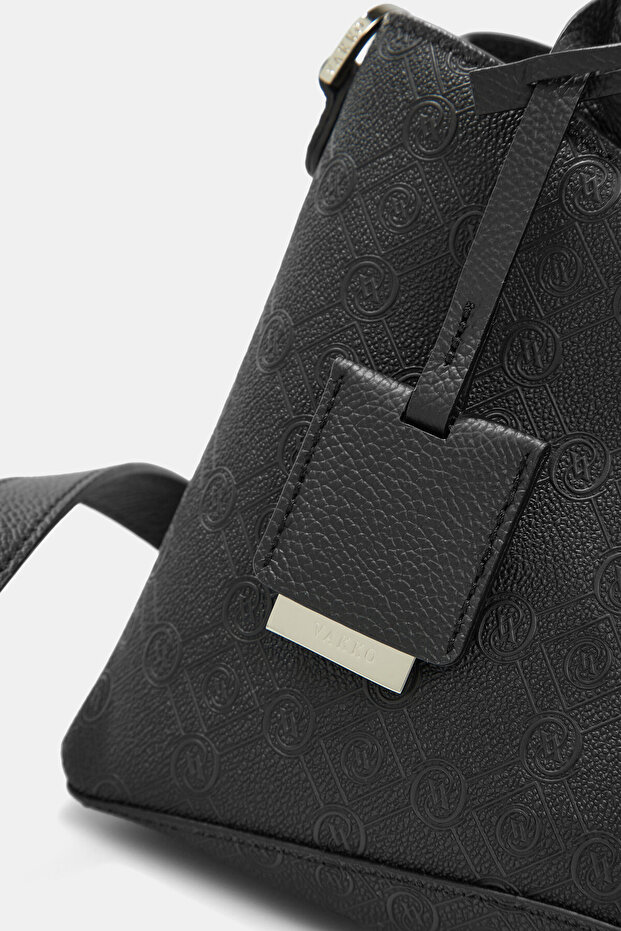 SİYAH MONOGRAM ÇANTA - 6