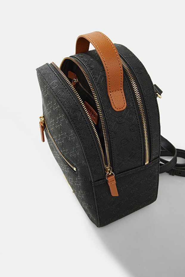 SİYAH MONOGRAM ÇANTA - 6