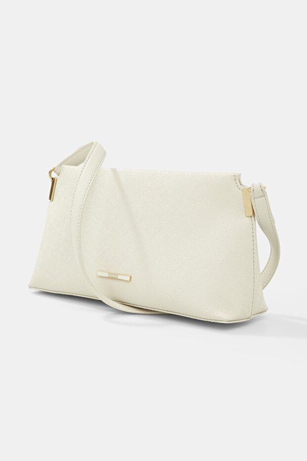 KREM MONOGRAM ÇANTA - 4