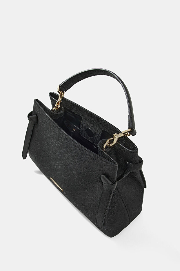 SİYAH MONOGRAM ÇANTA - 7