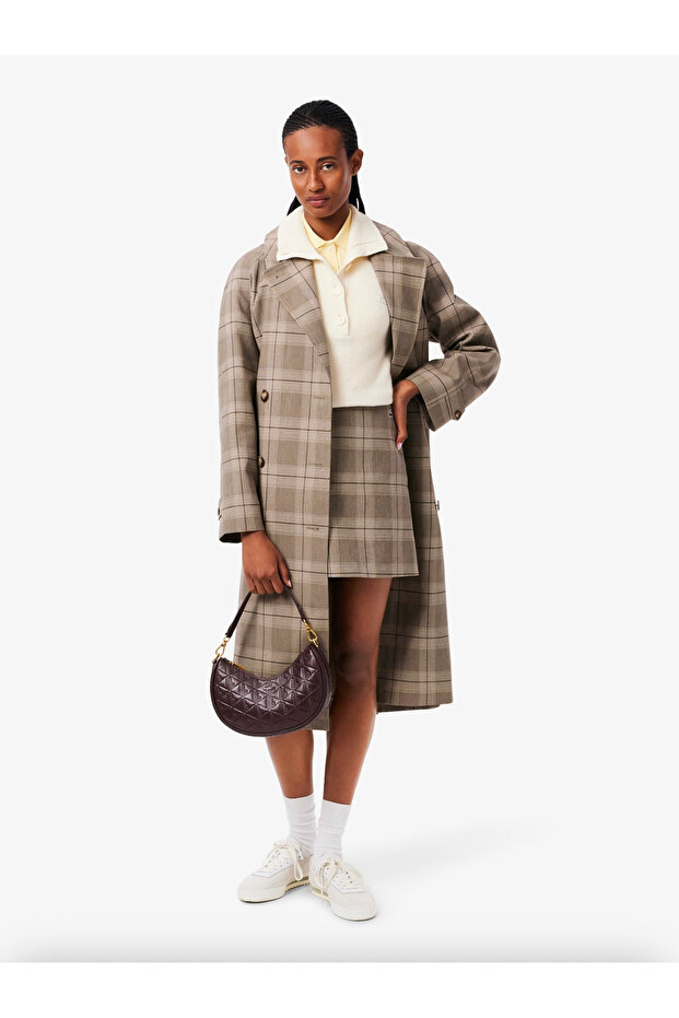 Maheki Embossed Leather Half Moon Purse - 6