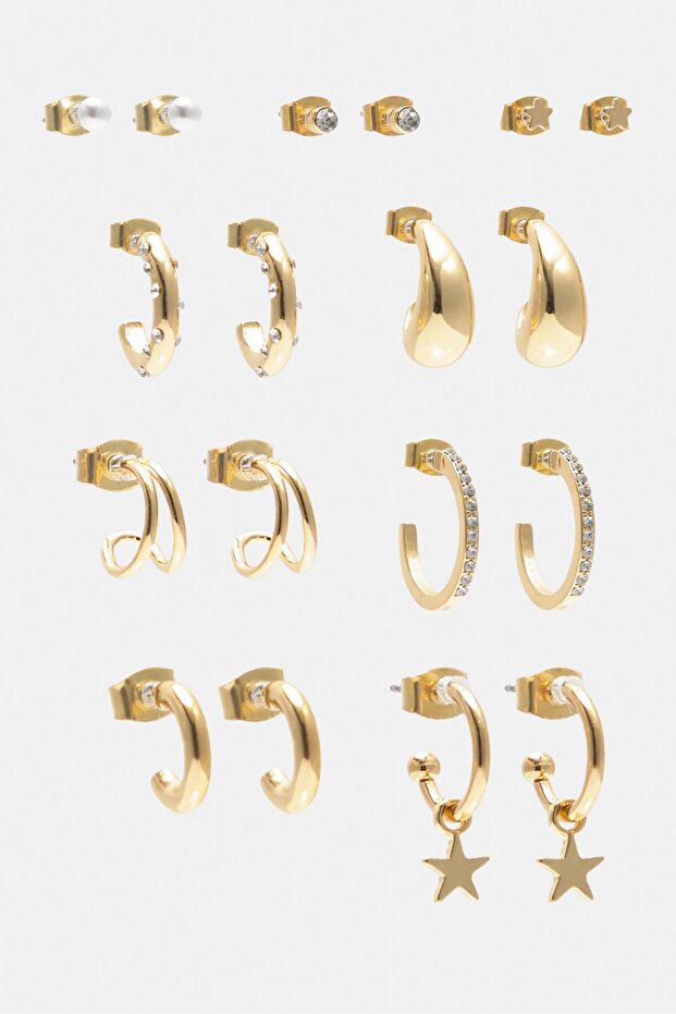 9 çift küpe seti - 1