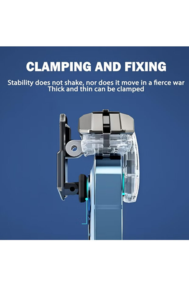 Mobile game controller, sensitive operation, 6-finger trigger, compatible with various games - 6