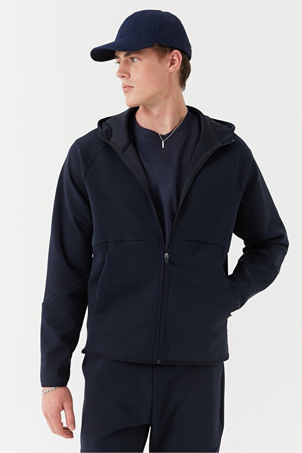 Erkek Kapüşonlu Sweat Üst - 6