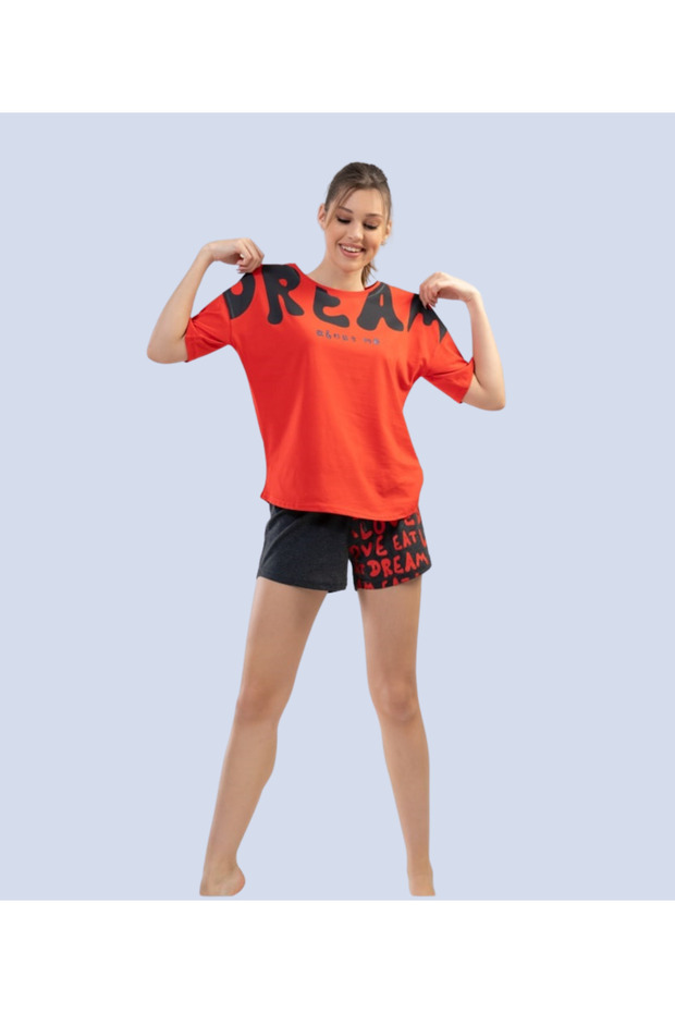 طقم بيجاما قصيرة - 1