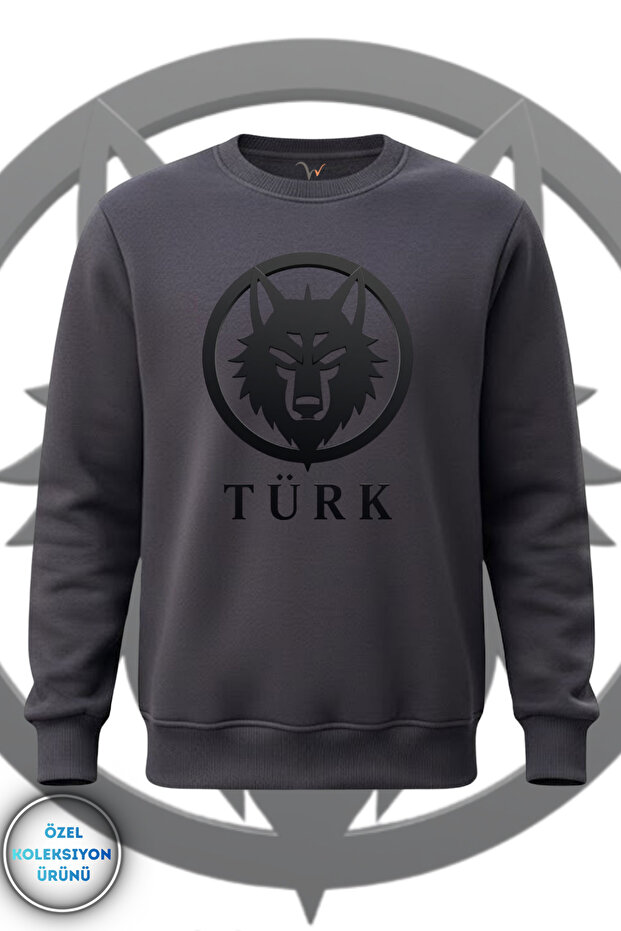 مجموعة KURT and TURK الخاصة - تصميم سلسلة 3 مطبوع 3 İp Ş مبطن بالصوف سترة مصنوعة من القطن بنسبة 100%