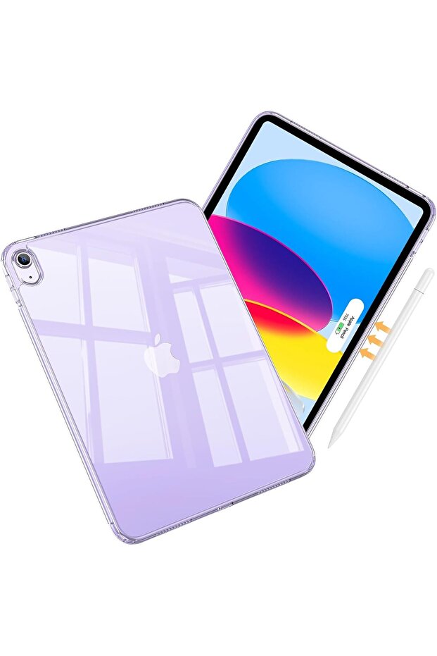 Clear Case for iPad (A16) 11in / 10th Gen 10.9in - Clearpurple