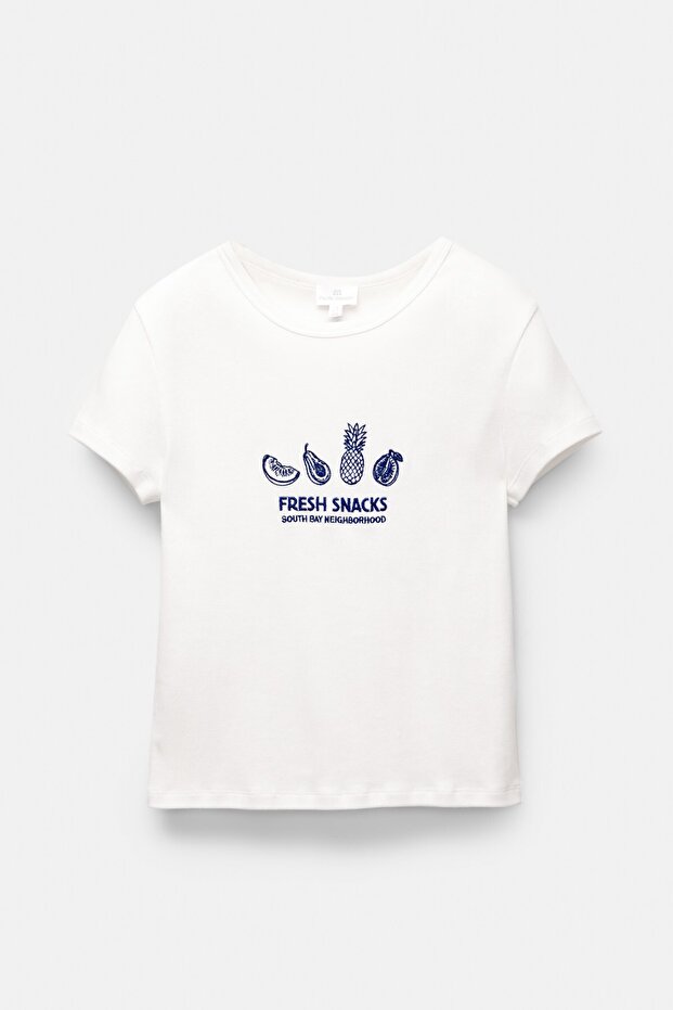 Meyve grafik t-shirt - 2