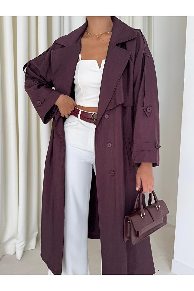 Mürdüm Trençkot - 5