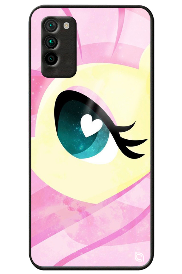 Samsung S20 Fe Camera Protected Premium Fluttershy Pattern Glossy Phone Case