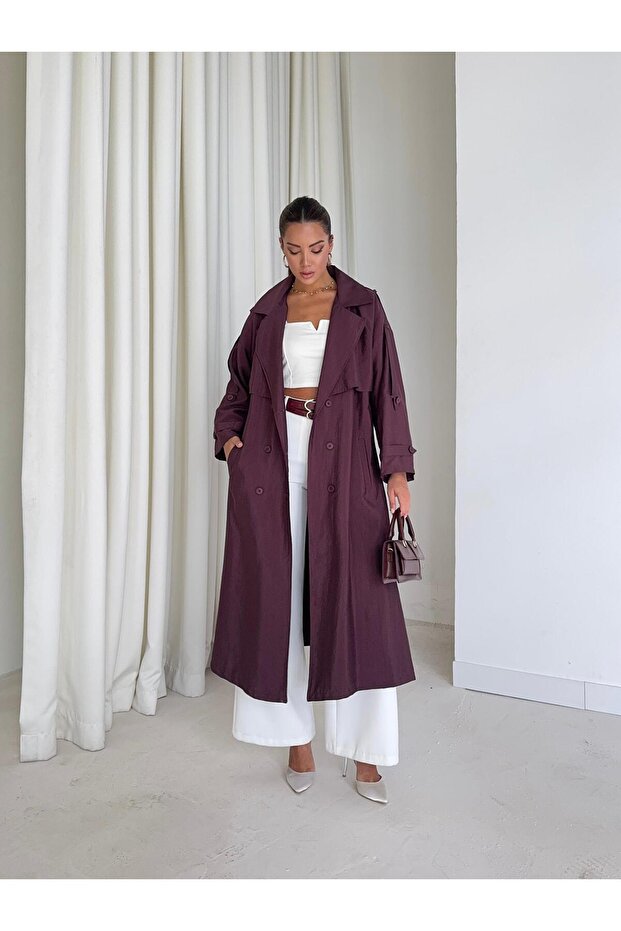 Mürdüm Trençkot - 3