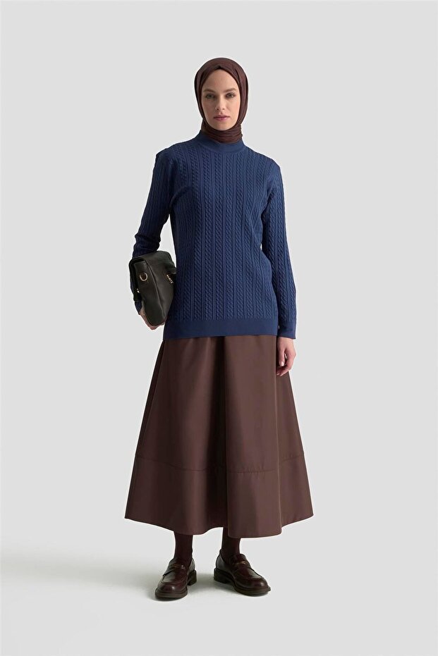 Hair Knit Sweater 25Kd7005 Indigo