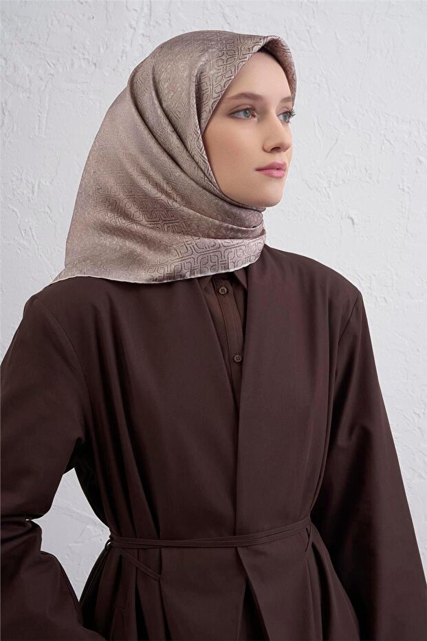 وشاح كلاسيكي منقوش سيفت حرير تويل 9437D 06