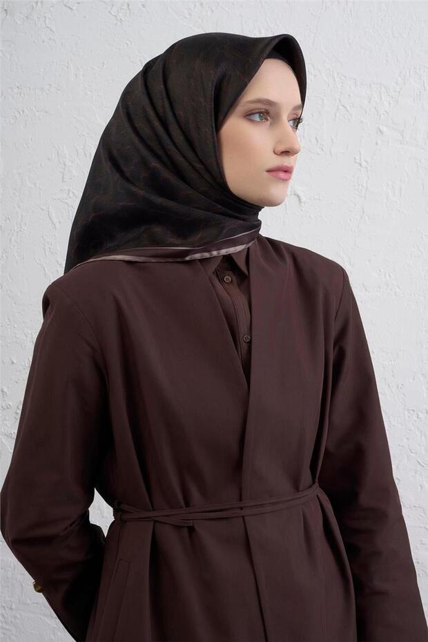 وشاح كلاسيكي منقوش سيفت حرير تويل 9408D 83