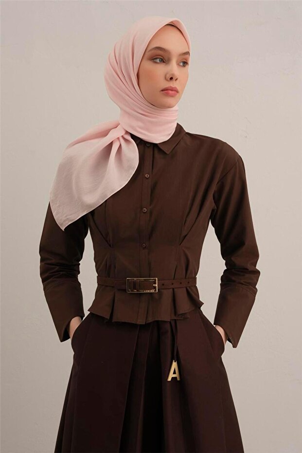 Bordered Lyocell Scarf 39