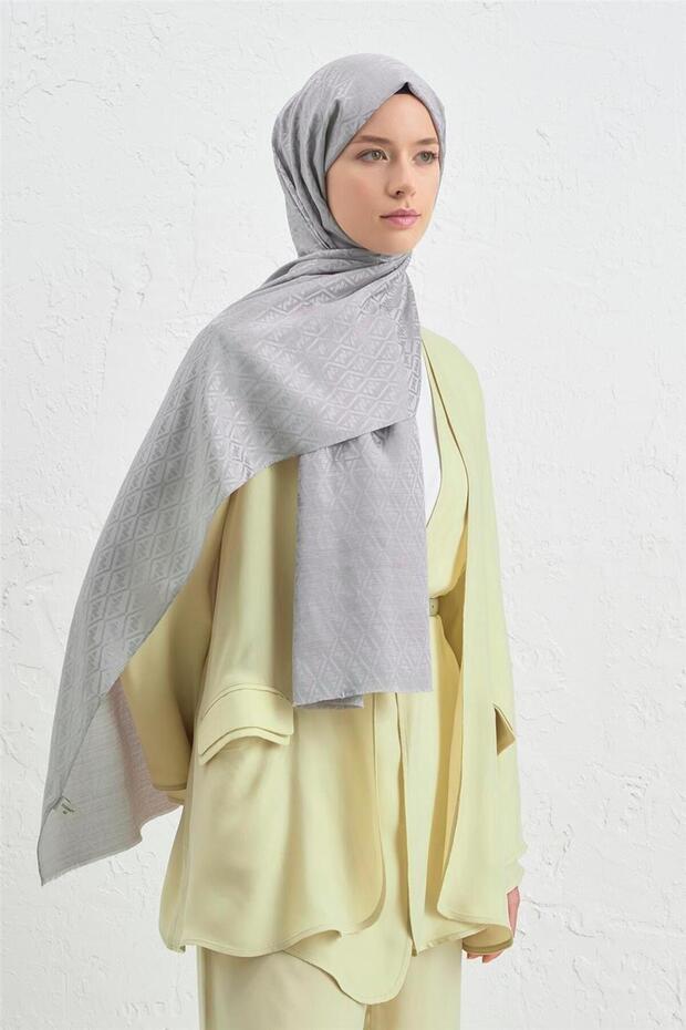 Silk Monogram Shawl 22