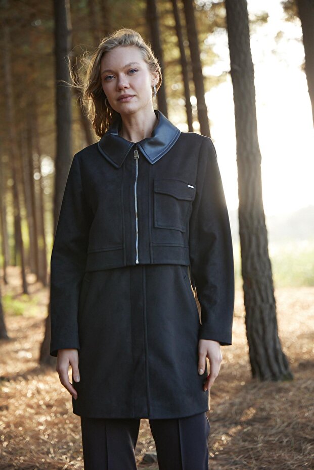 FERMUARLI ÇITÇITLI SÜET KAP - 3