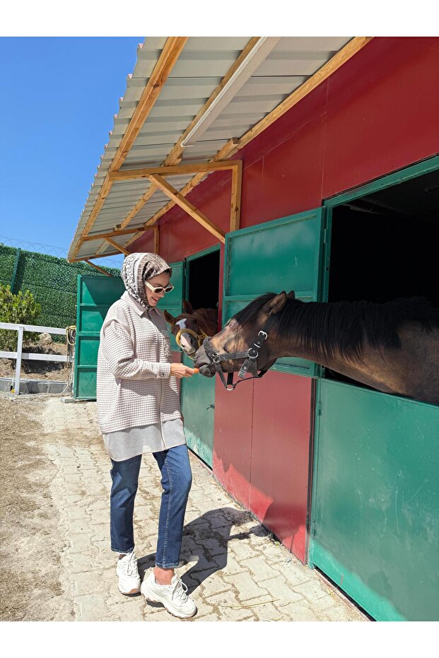 FİLE DETAYLI FERMUARLI GÖMLEK - 3