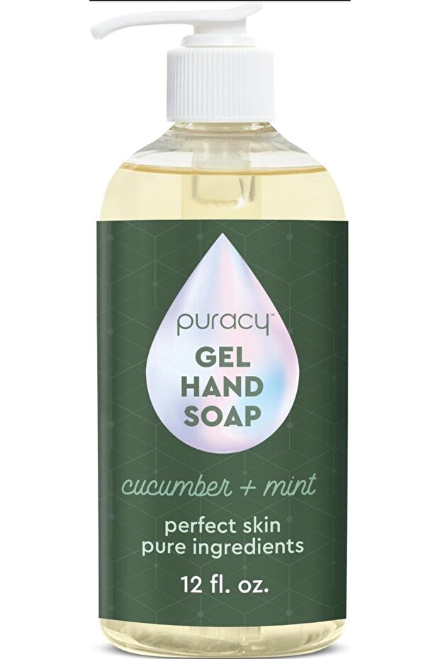 Natural Gel Hand Soap Cucumber + mint 12 Fl.Oz