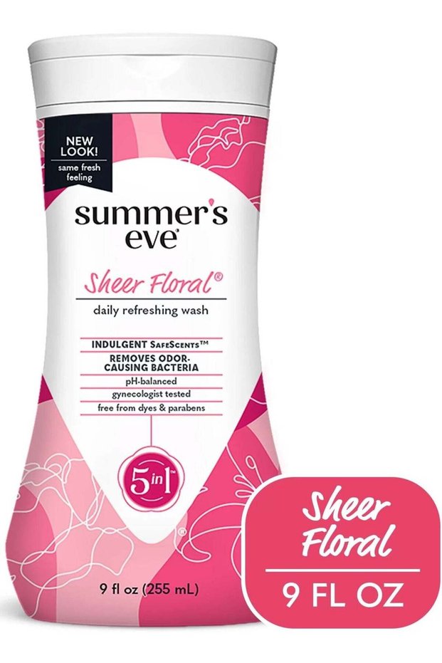 Sheer Floral Daily Feminine Wash, Removes Odor, pH Balanced, 9 fl oz