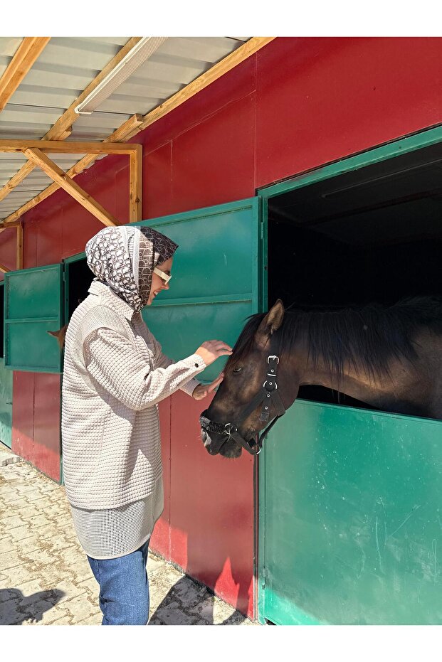 FİLE DETAYLI FERMUARLI GÖMLEK - 5