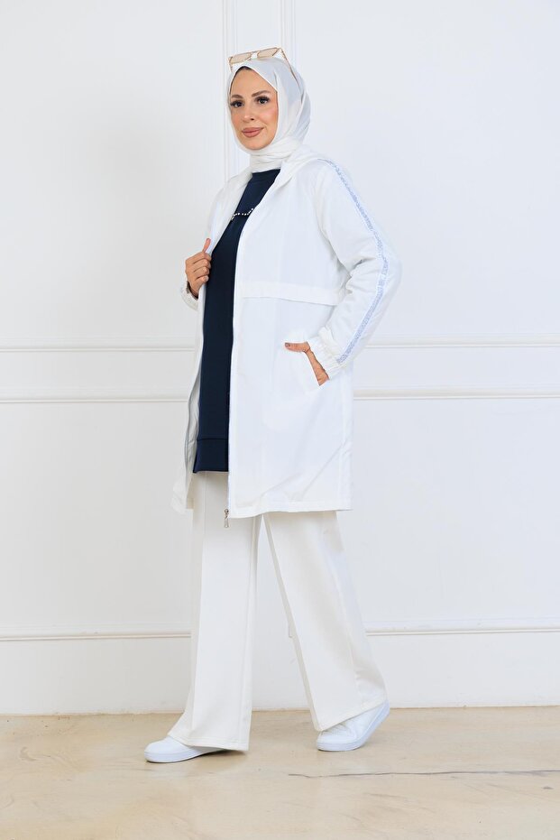 TAŞLI ŞERİT AKSESUARLI KAP - 2