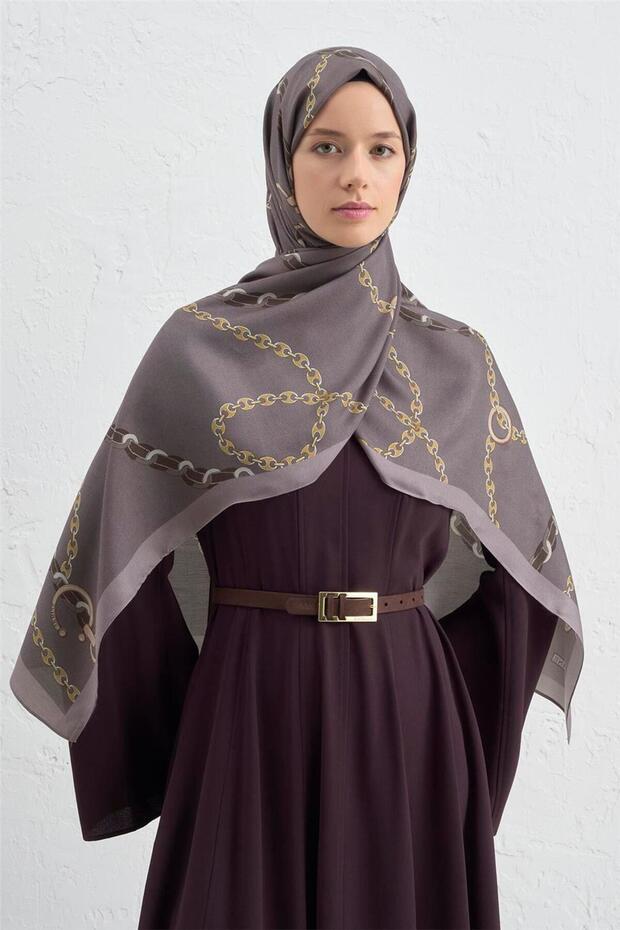 Silk Tencel Chain Shawl 2 03