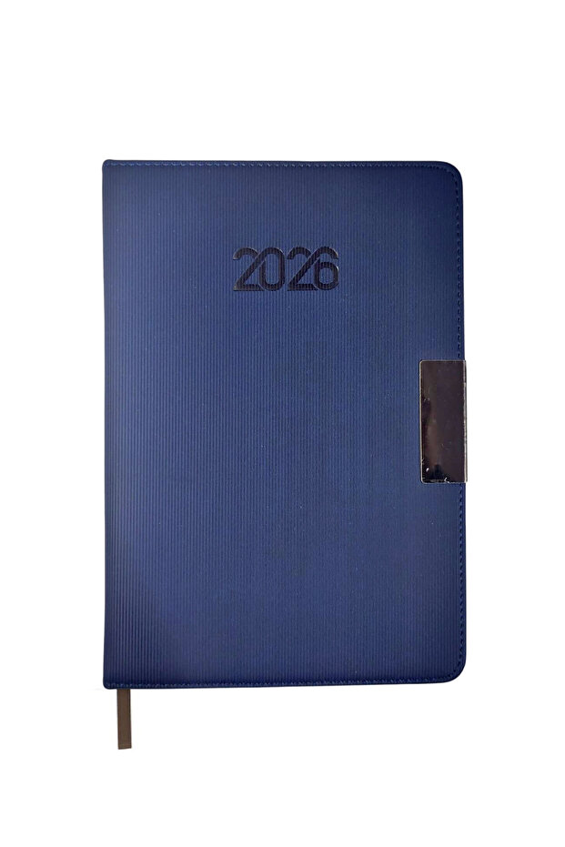 2026 Agenda Textured Daily Planner A5 (15X21 cm) - Blue