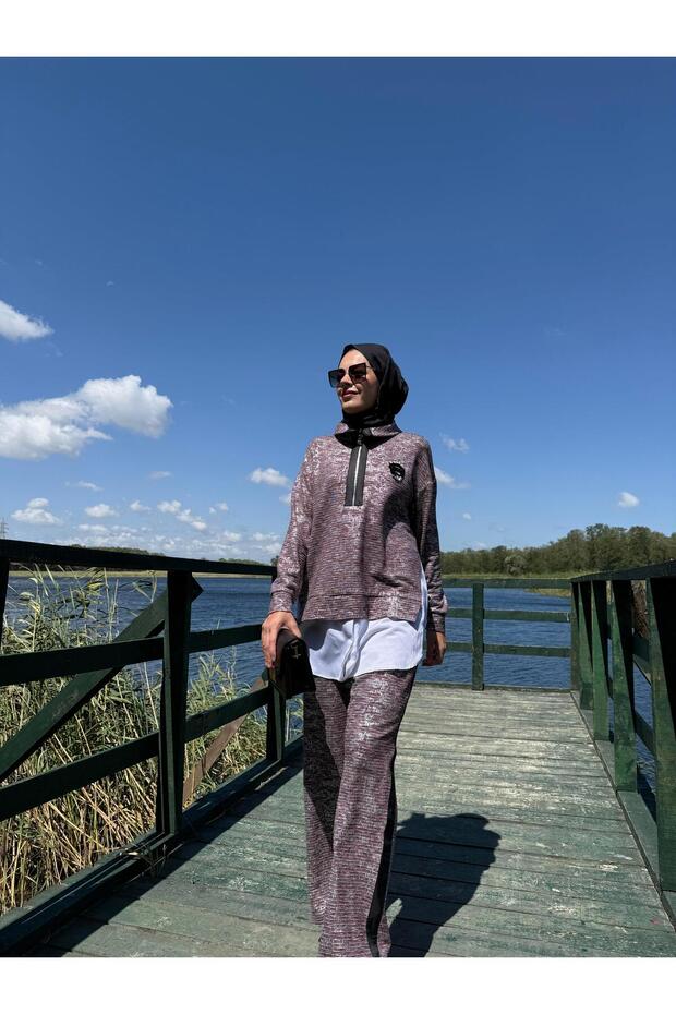 TAŞ AKSESUARLI TRİKO TAKIM - 1