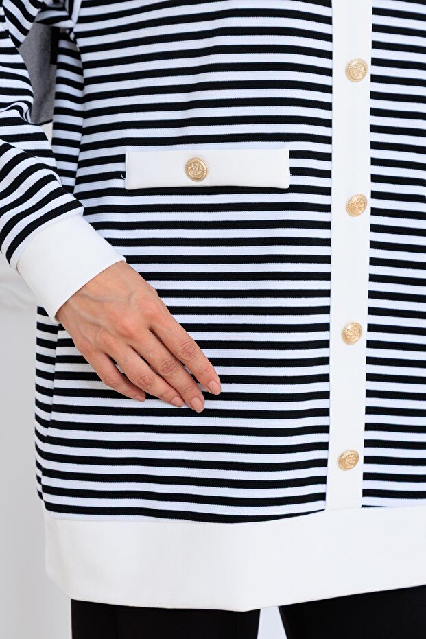 METAL DÜĞMELİ TUNİK - 7