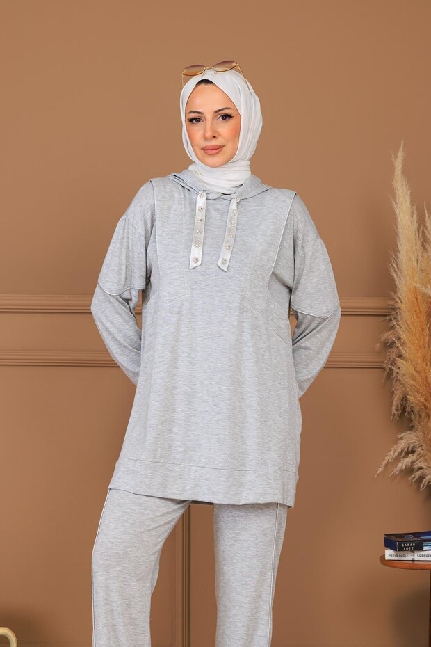 BAĞCIĞI TAŞLI KAPÜŞONLU TAKIM - 4