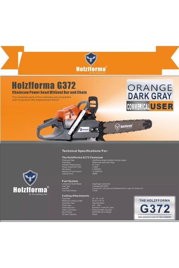 Drujbă G372XP 71cc - 3