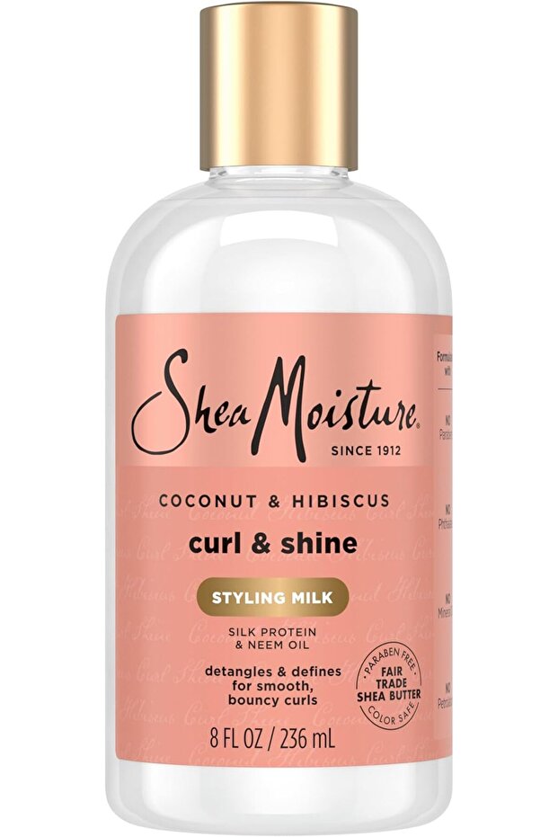 Coconut & Hibiscus Curl + Shine Style Milk - 8 Oz.