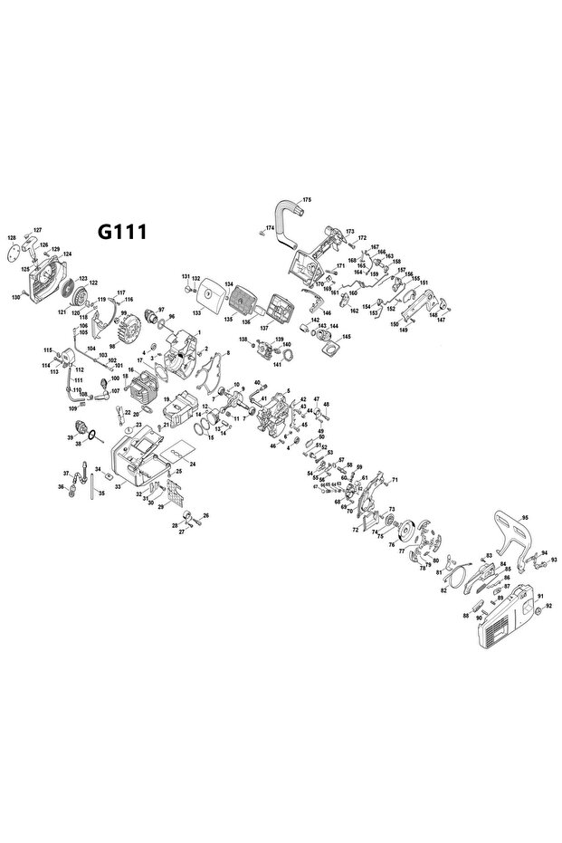® G111 Drujbă de 35,2 cm³ - 2