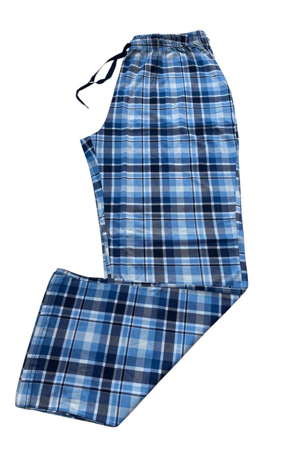 Large Size Printed Combed Cotton Single Bottom Pajamas