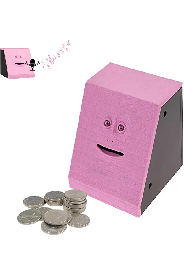 Face Money Eating Automatic Saving Bank Machine