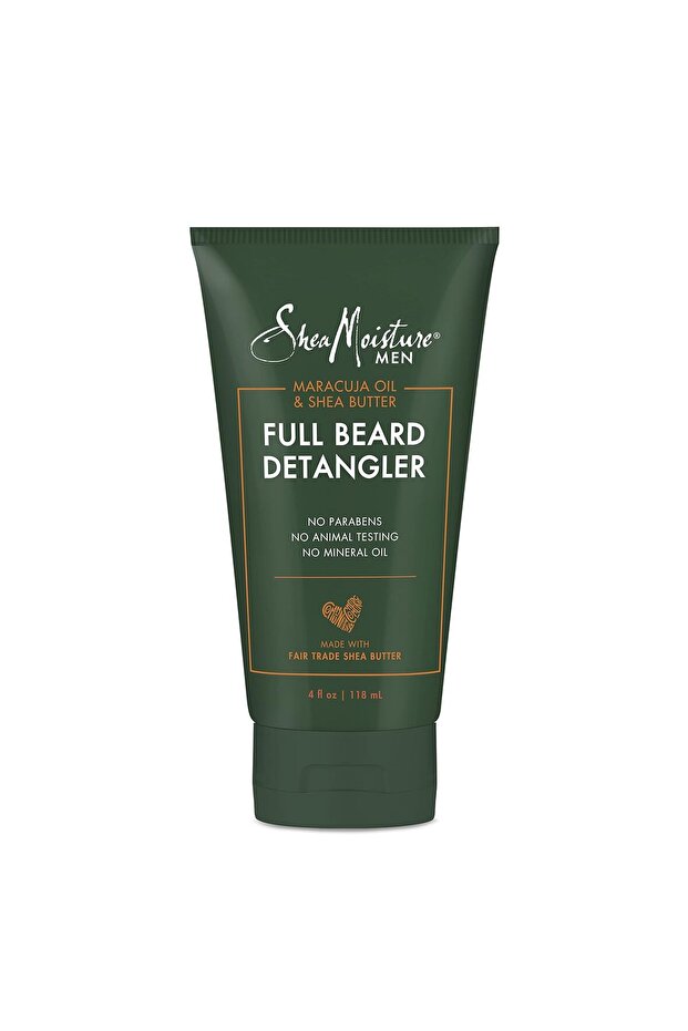 SheaMoisture Beard Conditioner, Full Beard Detangler, Maracuja Oil & Shea Butter, Paraben Free, 4 oz