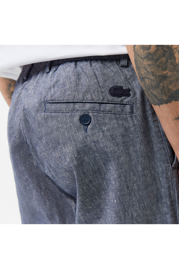 Erkek Slim Fit Lacivert Pantolon - 6
