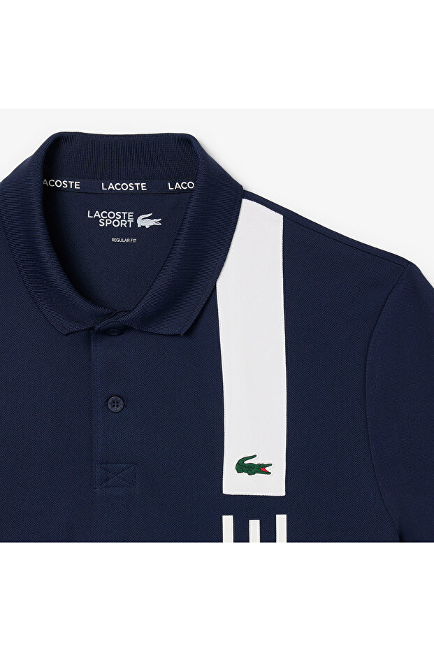 SPORT Erkek Regular Fit Baskılı Lacivert Polo - 6