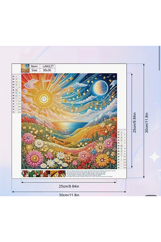 5 d elmas boyama seti 30x30 cm Tablo - 2