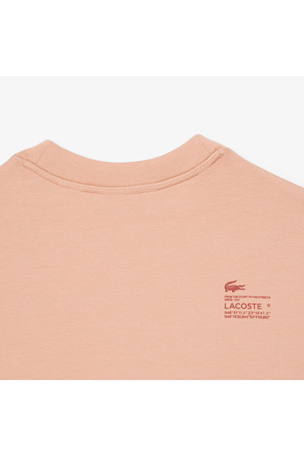 Kadın Oversize Fit Bisiklet Yaka Açık Kahverengi Sweatshirt - 6