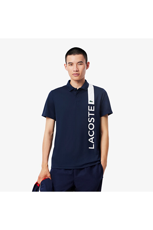 SPORT Erkek Regular Fit Baskılı Lacivert Polo - 1