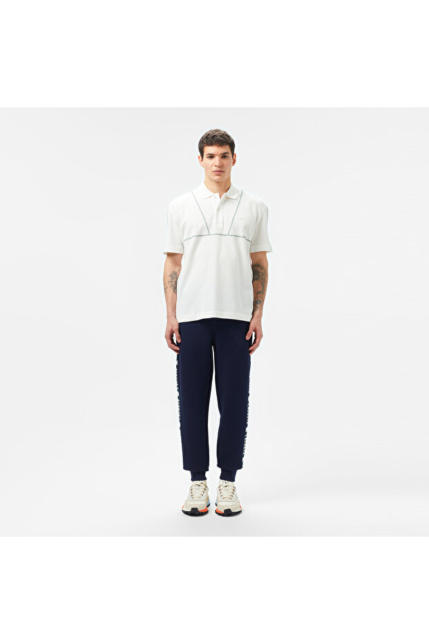 Erkek Regular Fit Baskılı Lacivert Eşofman Altı - 1