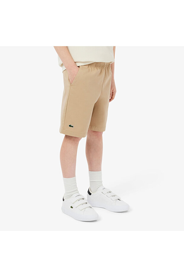 Erkek Çocuk Bej Bermuda Şort - 2